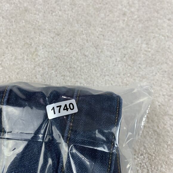 Everlane Jeans The Curvy High Rise Skinny Size 33 Crop Dark Wash Blue - Picture 13 of 13